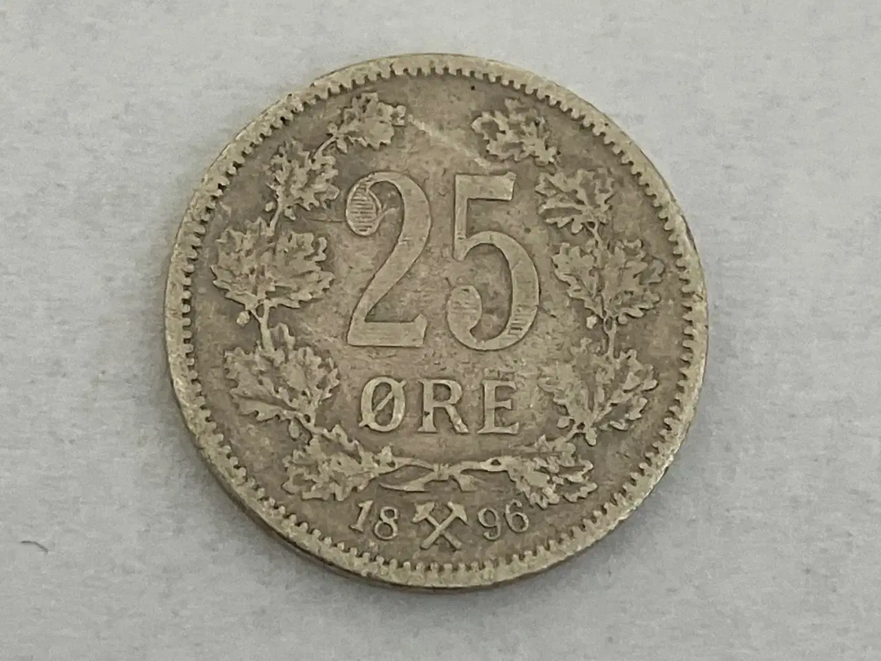 Billede 1 - 25 Øre 1896 Norge