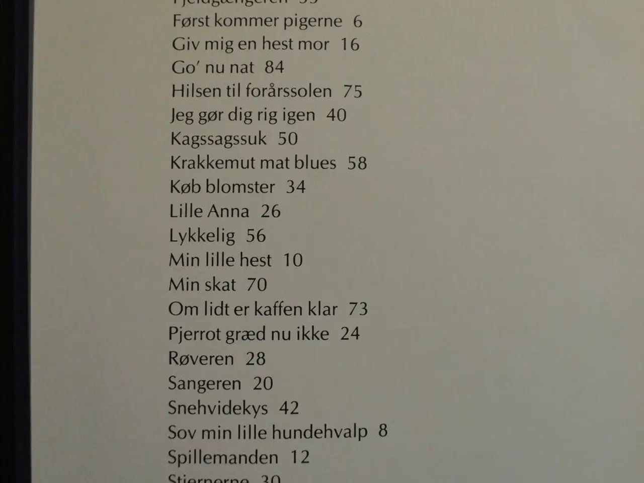 Billede 2 - povl dissings sangbog, af povl dissing, emne: musi