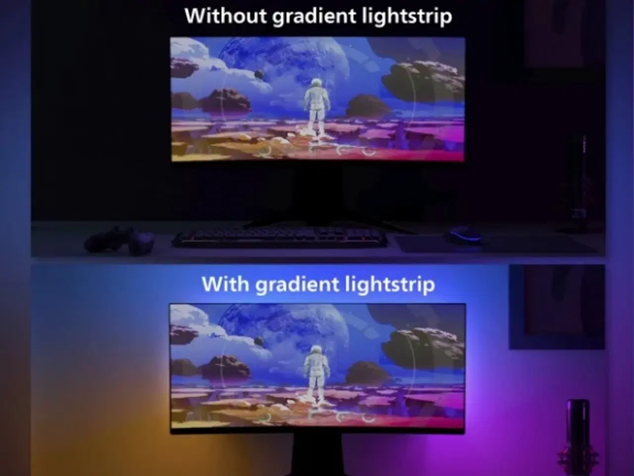 Billede 3 - Philips Hue Gradient Lysstrip 24-27 3stk + Bridge