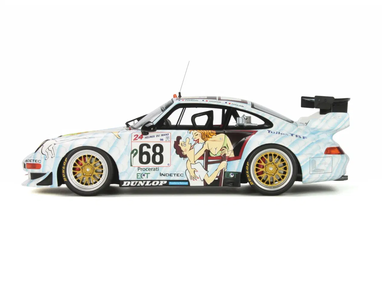 Billede 2 - 1998 Porsche 911 / 993 GT2 #68 Le Mans - 1:18
