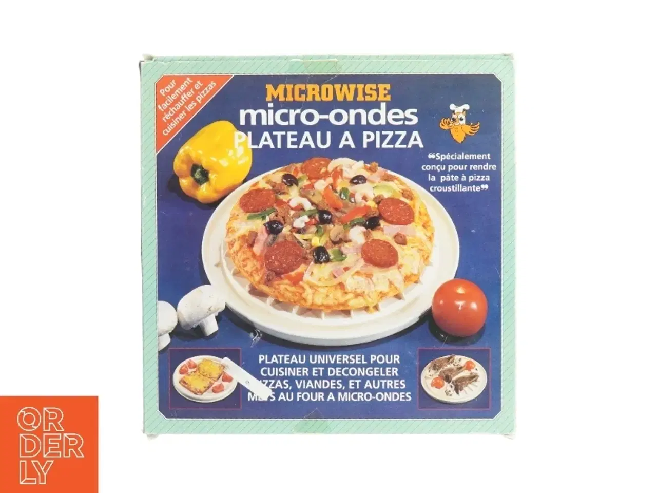 Billede 1 - Pizza Tallerken til mikroovn (str. Ø 27,5 cm)