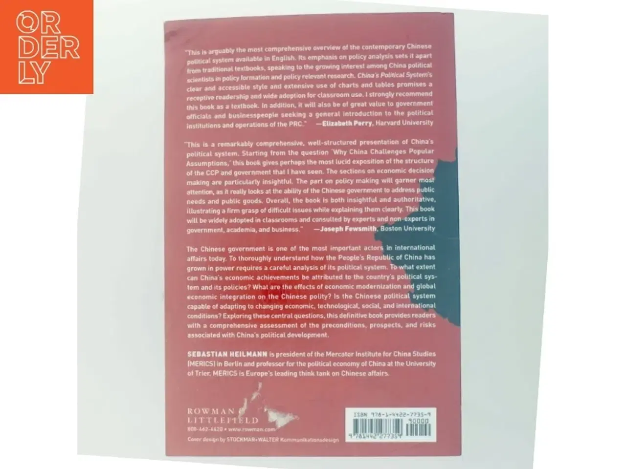 Billede 3 - China's political system af Sebastian Heilmann (Bog)