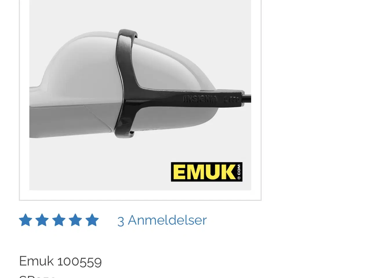 Billede 2 - Campingspejle EMUK (h/v)