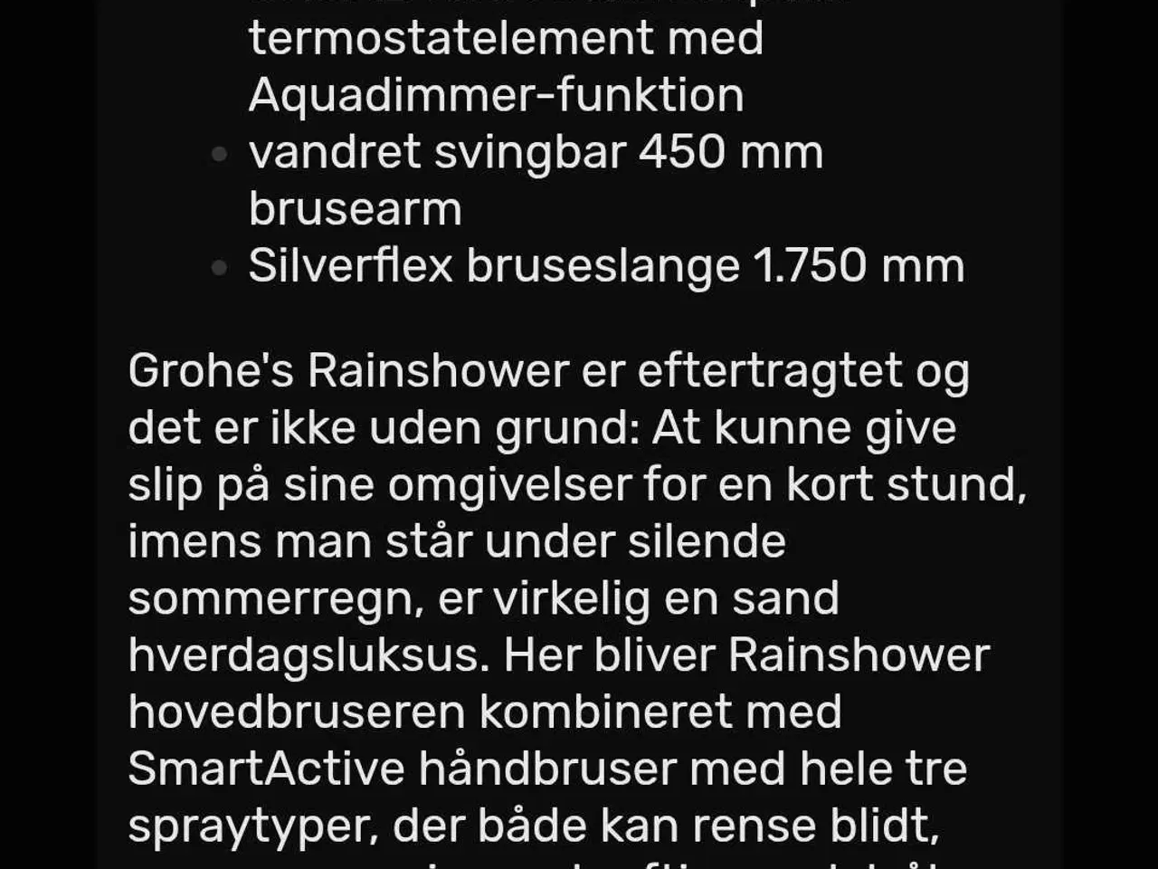 Billede 1 - Grohe 310 smartactive rainshower brusesæt (kobber)