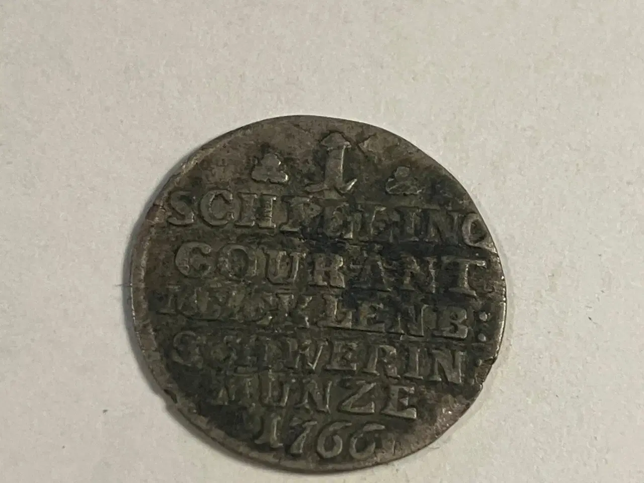 Billede 1 - 1 schilling courant 1766 Mecklenburg-Schwerin