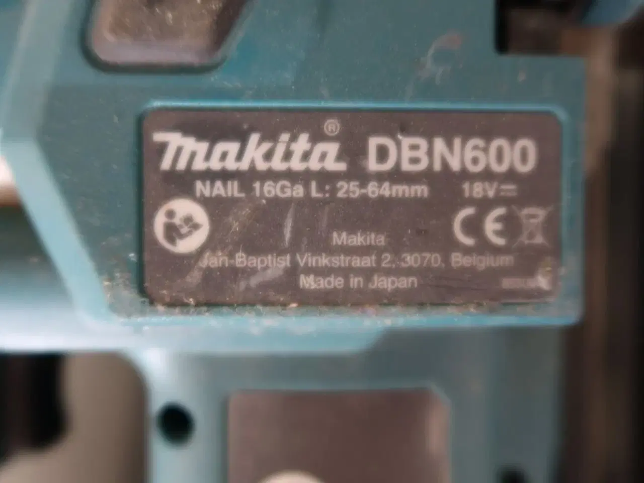 Billede 3 - Dykkerpistol MAKITA DBN600 med 1 batteri