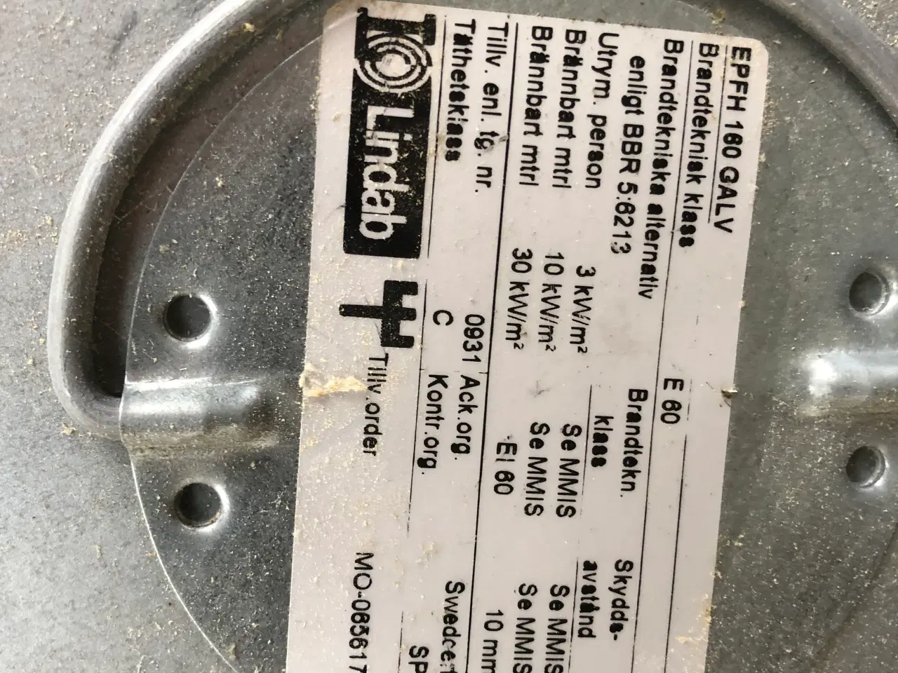 Billede 1 - Ventilations anlæg