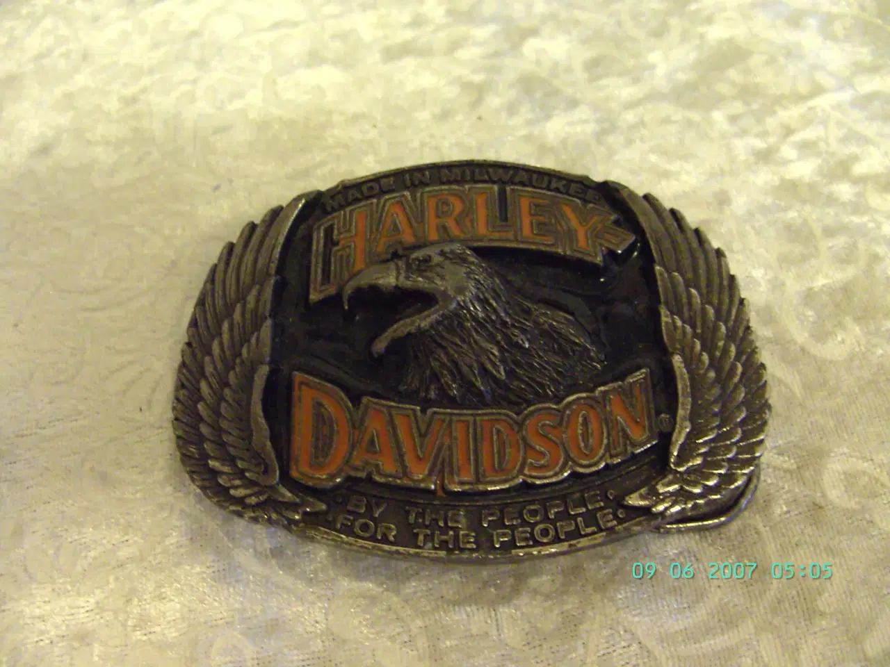 Billede 11 - Original  HARLEY DAVIDSON  bæltespænder - fra USA