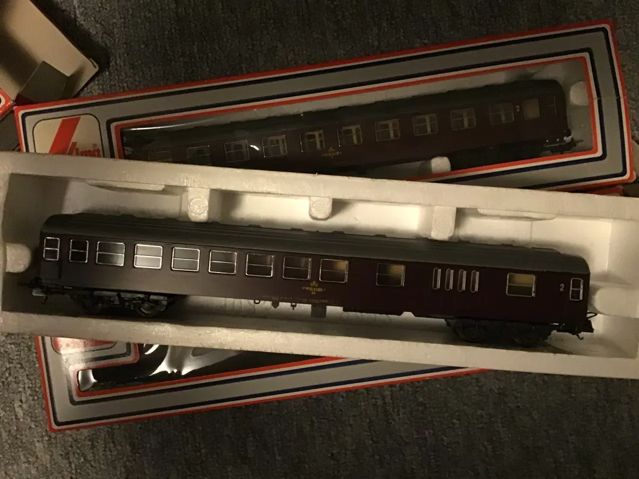 Billede 3 - Modeltog, Lima passagervogne 4 stk i org. emballag