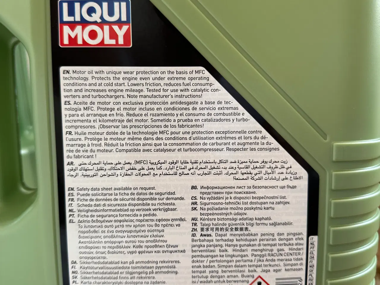 Billede 3 - 5W-30 5L Liqui Moly Molygen Motorolie