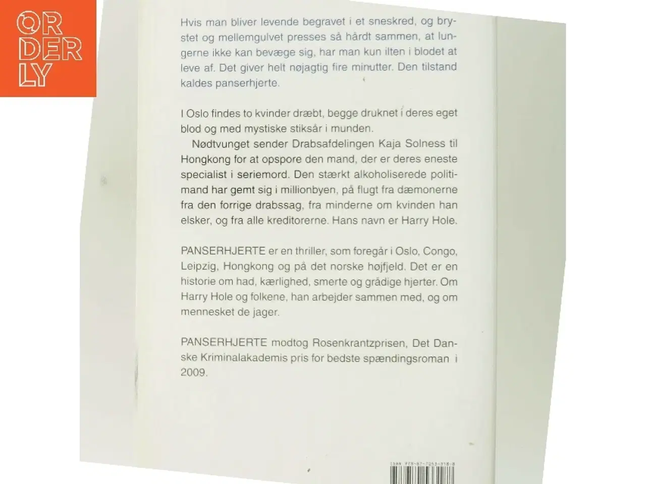 Billede 3 - Panserhjerte af Jo Nesbø (Bog)