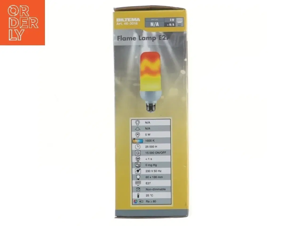 Billede 3 - Flammelampe E27 fra Biltema