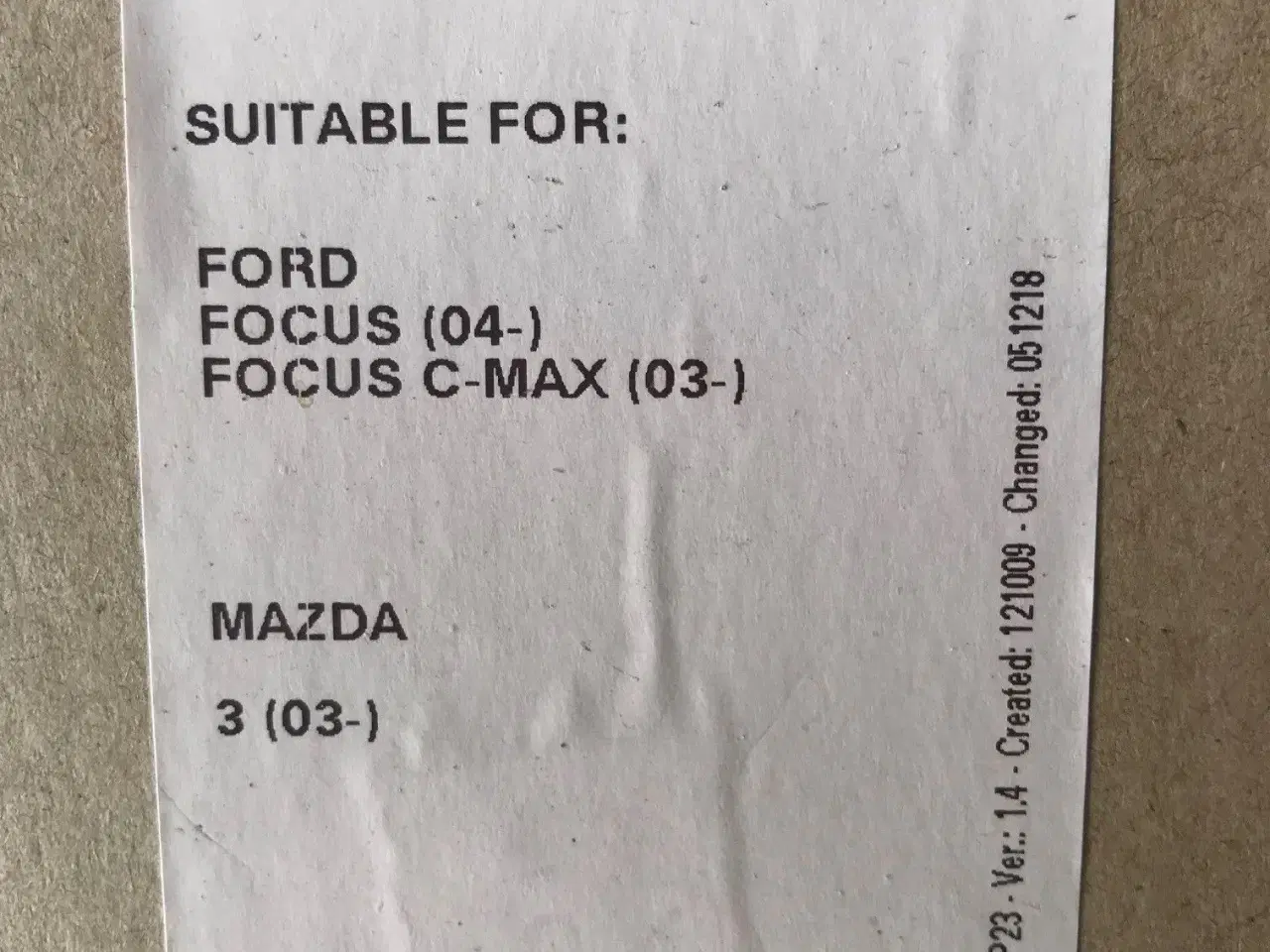 Billede 2 - Køler - Ford Focus mm.