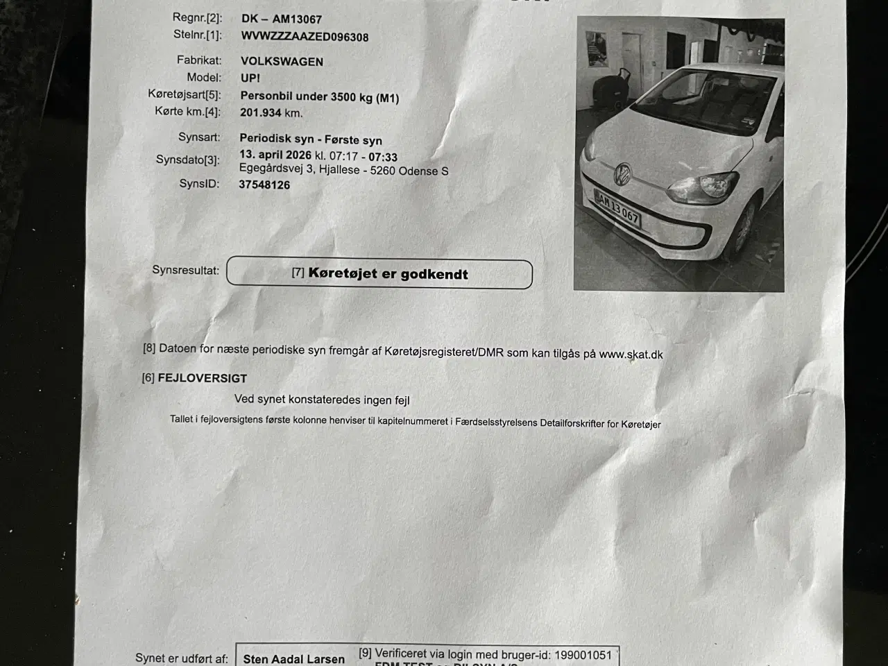 Billede 5 - Vw up 1.0 3 dørs sælges. 