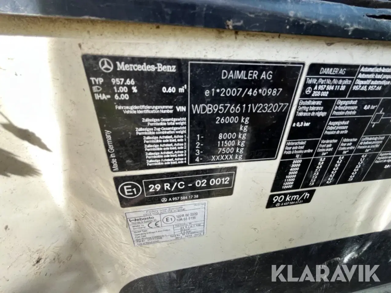 Billede 5 - Skraldebil Mercedes-Benz Econic 26 (L 6X2/4 NLA)