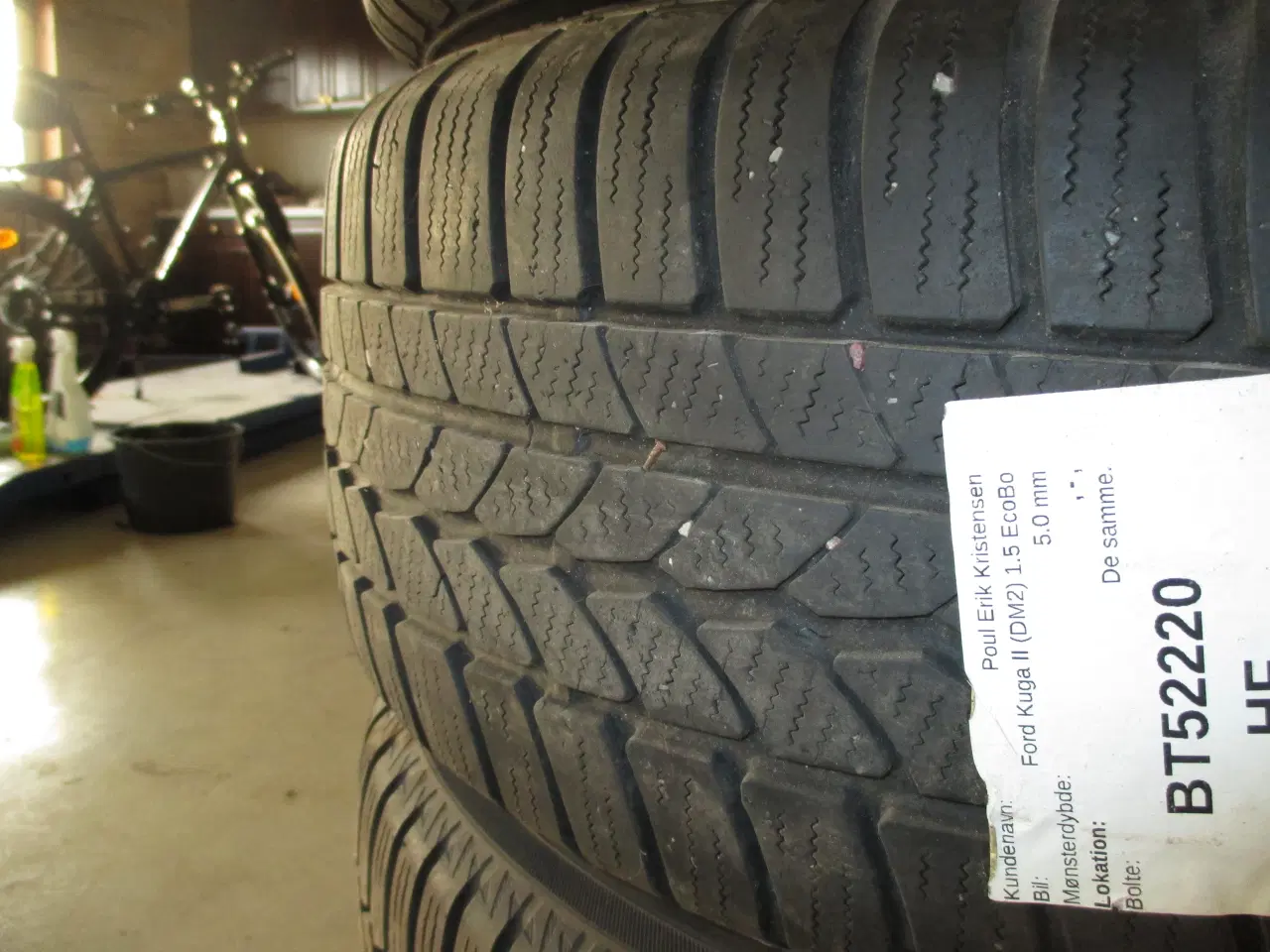 Billede 4 - Vinterhjul til Ford Kuga med originale kapsle