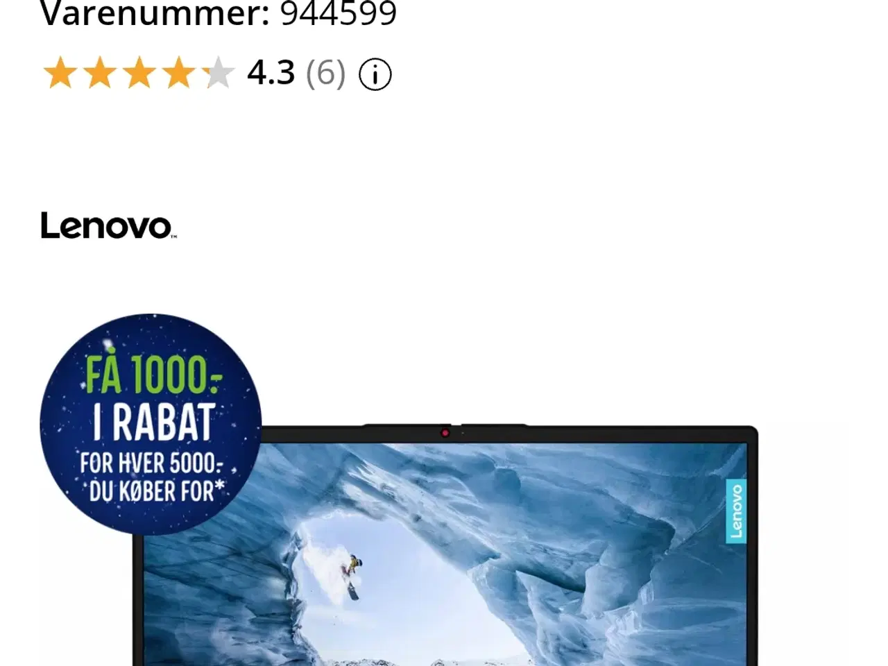 Billede 4 - Lenovo IdeaPad 1 15IJL7 N4500 Chromebook