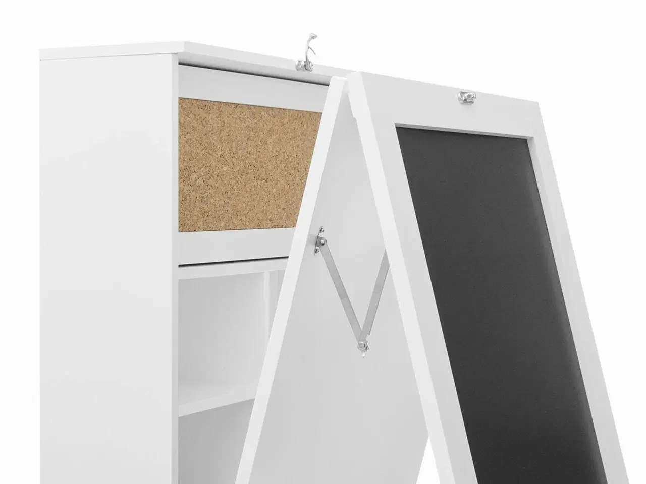 Billede 7 - Vægmonteret klapbord Woldy fra - hvid skrivebordsløsning