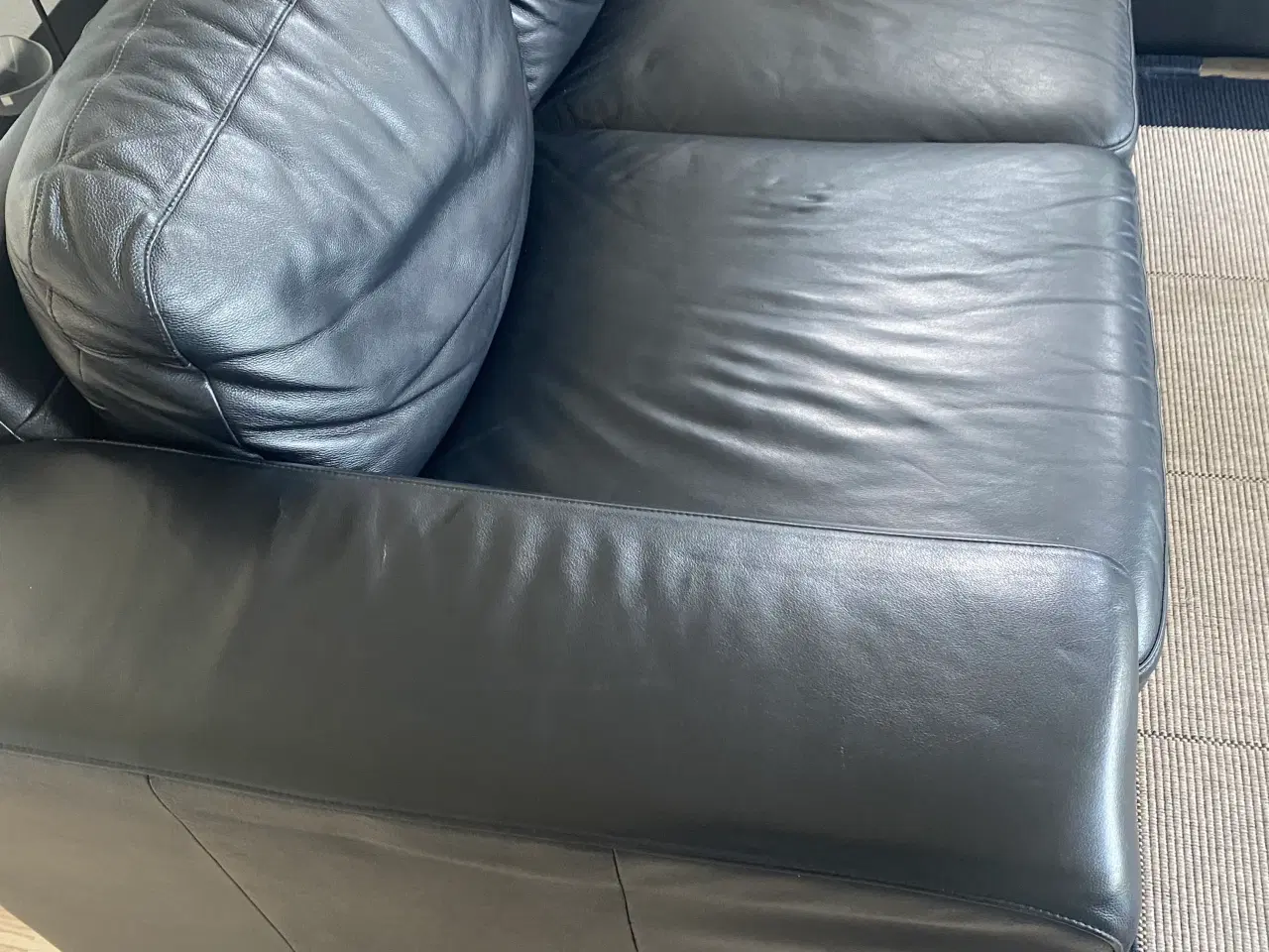 Billede 3 - Sofa i læder 3 og 2 personer 