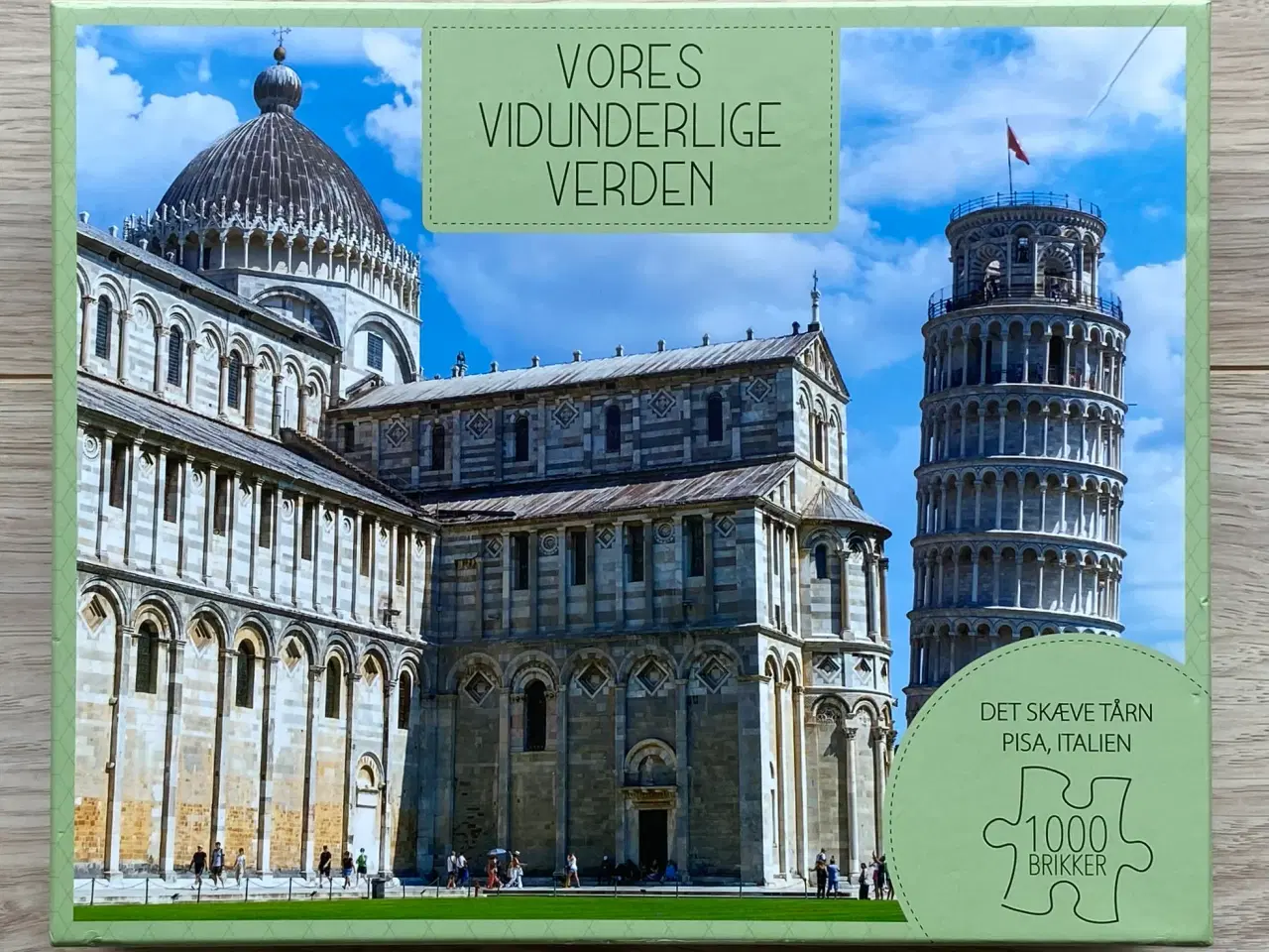 Billede 1 - Det skæve tårn i Pisa, Italien 1000 brikker