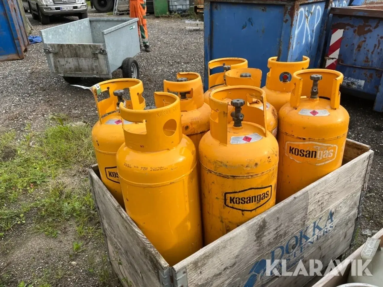 Billede 6 - Gasflasker 2 paller