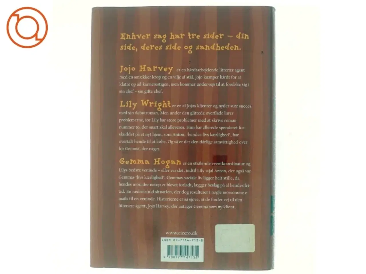 Billede 3 - Tre sider af samme sag af Marian Keyes (Bog)