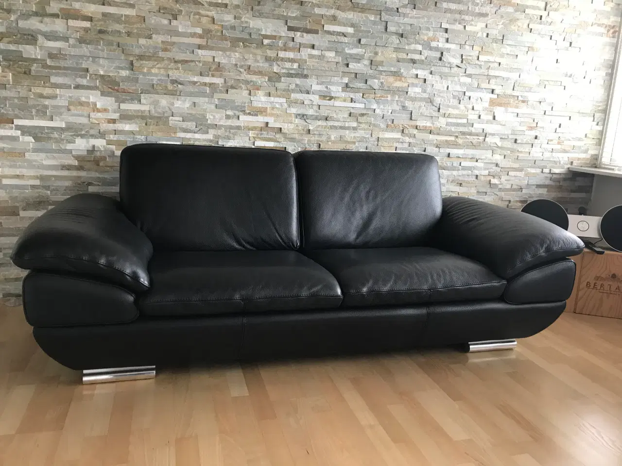 Billede 1 - Bøffellædersofa fra calia Italia