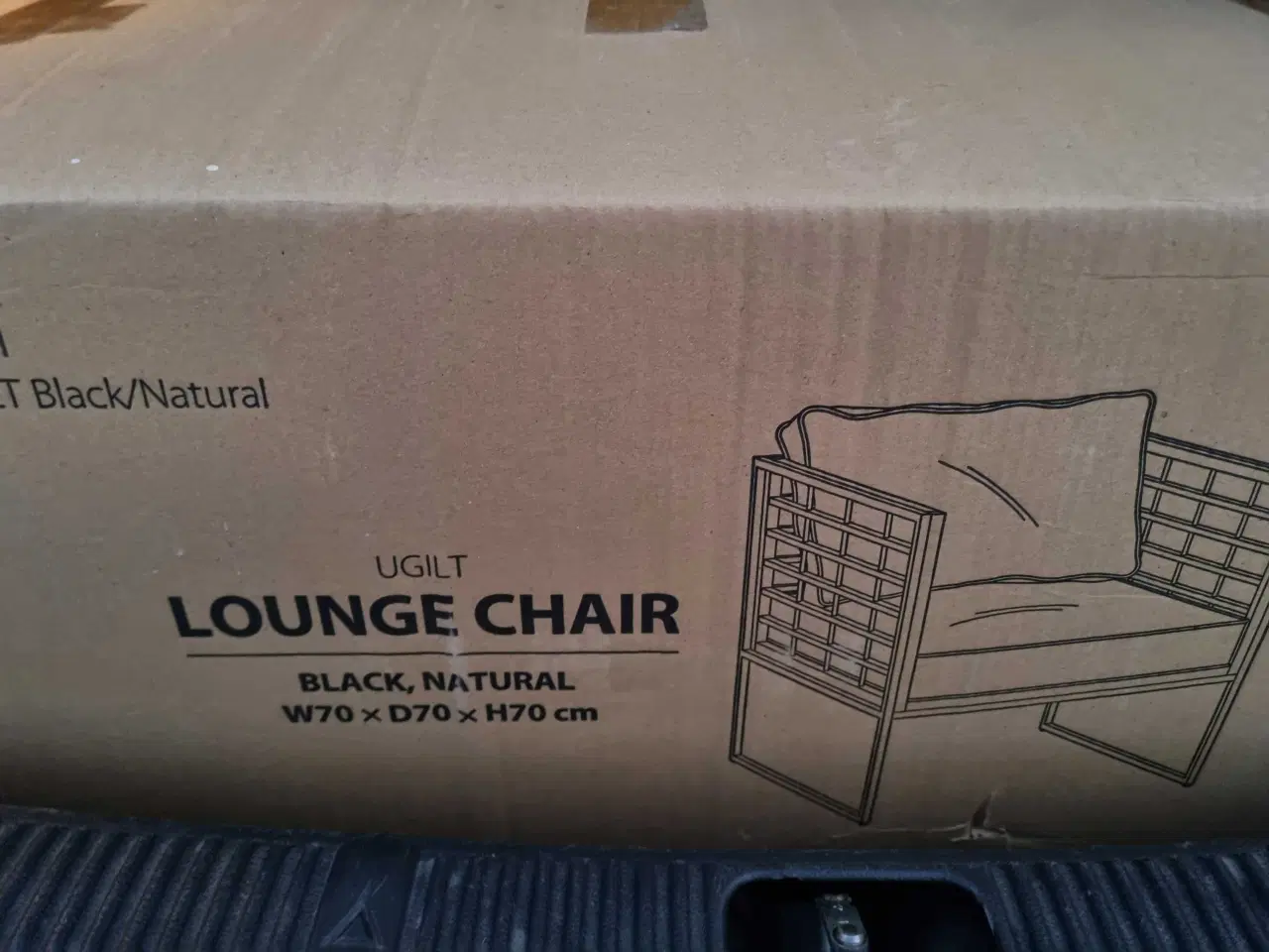 Billede 2 - Lounge stol med hynder