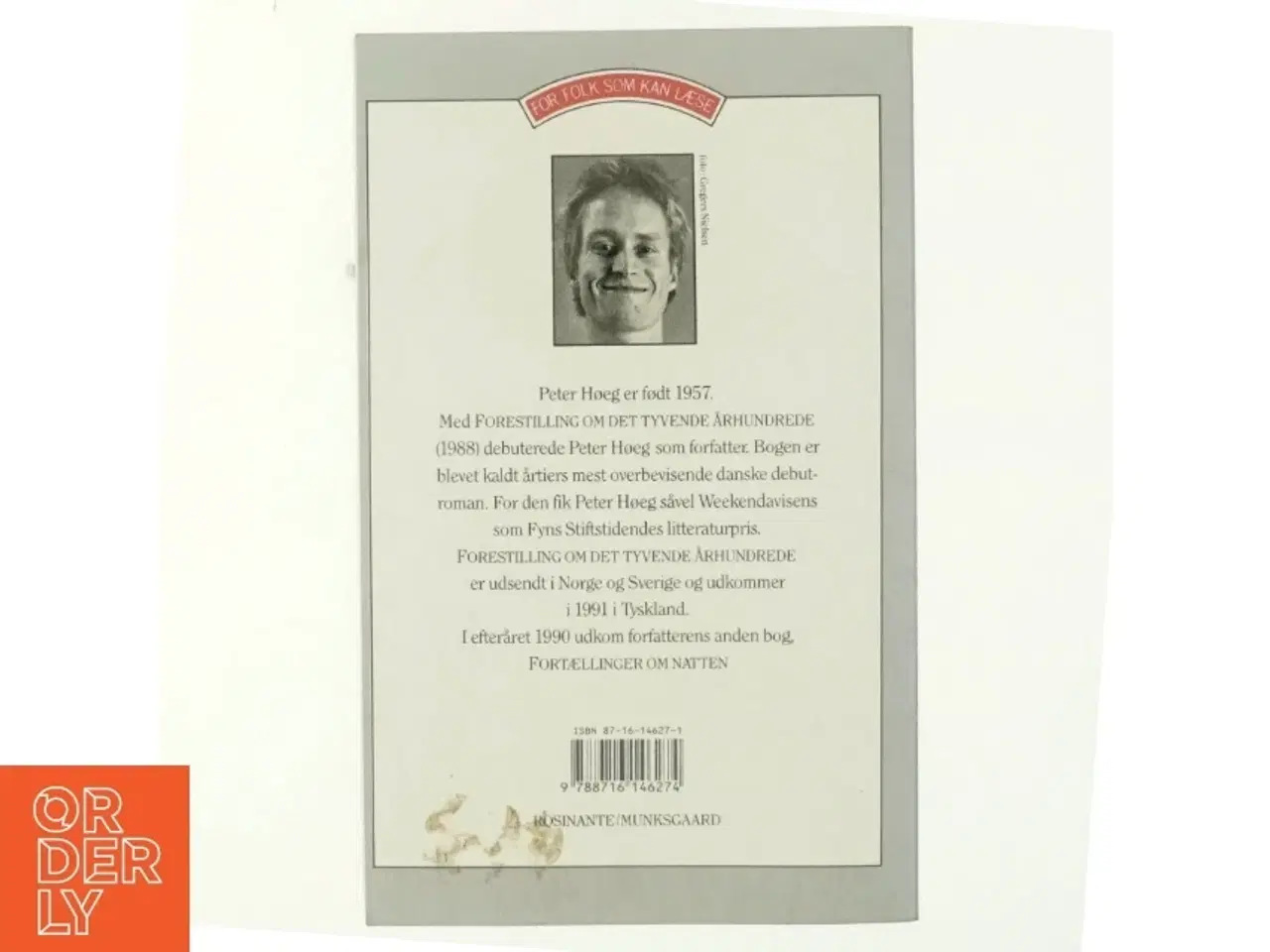 Billede 3 - Forestilling om det tyvende århundrede : roman af Peter Høeg (f. 1957-05-17) (Bog)