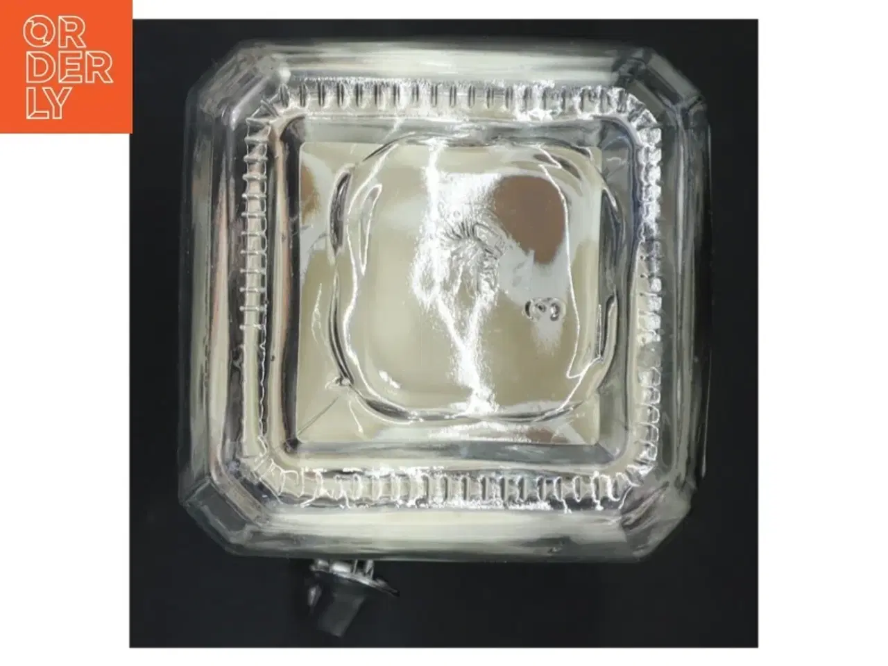 Billede 4 - Patent Låg Glasbeholder med lyserødt Låg (str. 21 x 10 cm)