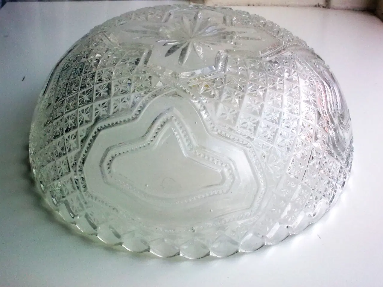 Billede 6 - 1924 glasskål antik Dansk glasværk