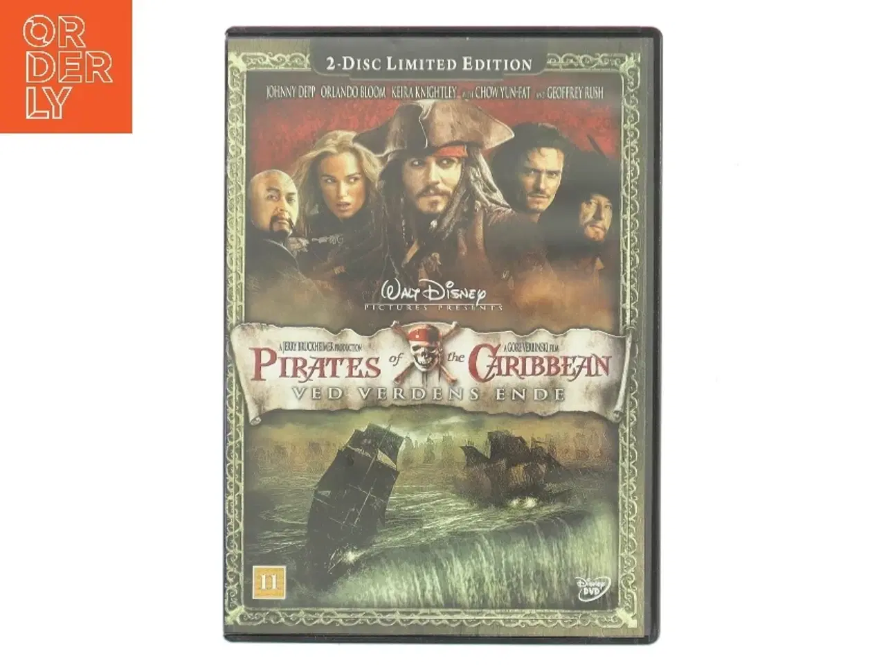 Billede 1 - Pirates of the Caribbean: at World's End (Pirates of the Caribbean 3: ved Verdens Ende) med Johnny Depp (DVD)