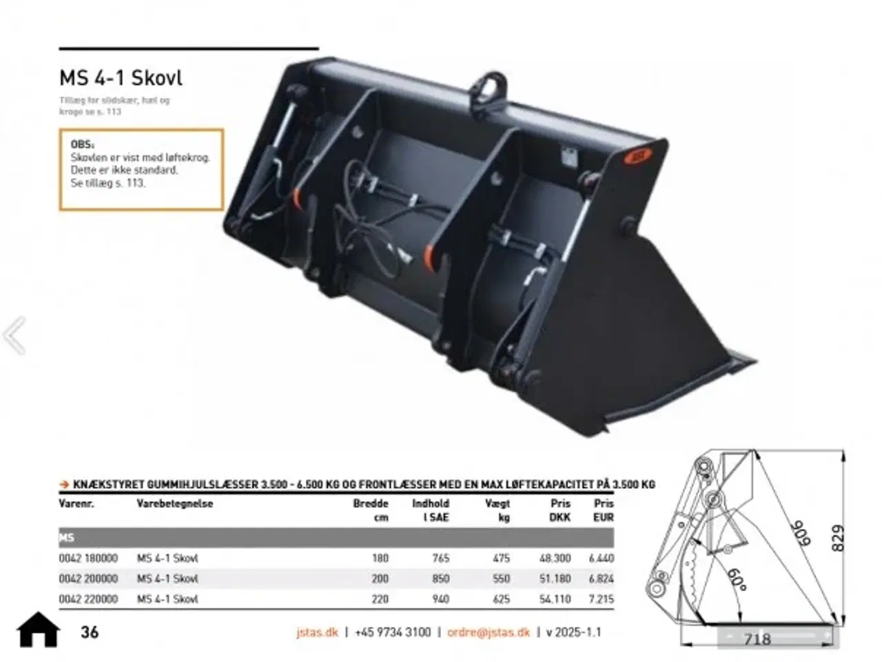 Billede 5 - JST MS 4 i 1 skovl - Som ny!