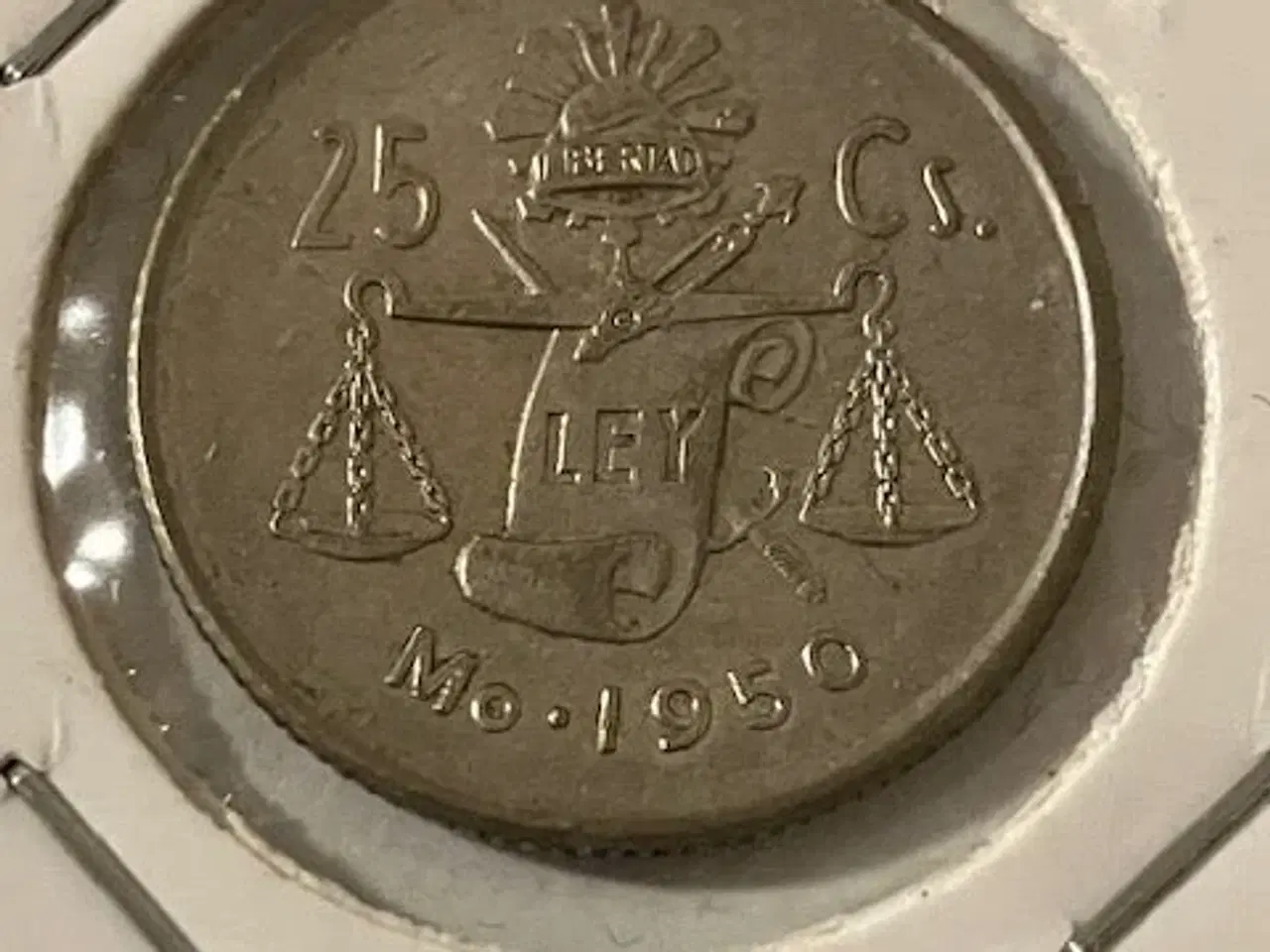 Billede 1 - 25 Centavos Mexico 1950