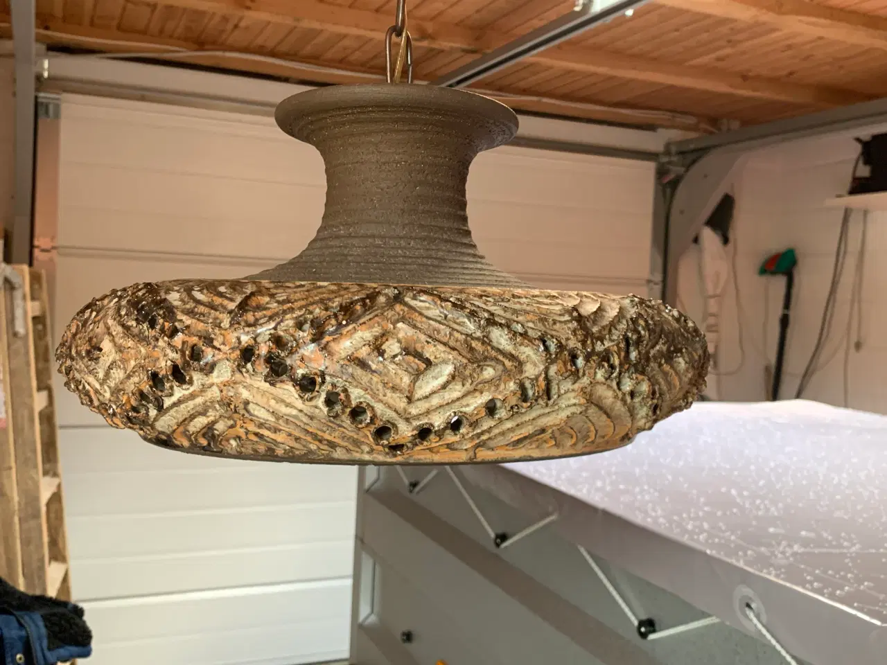 Billede 1 - Keramik lampe sælges
