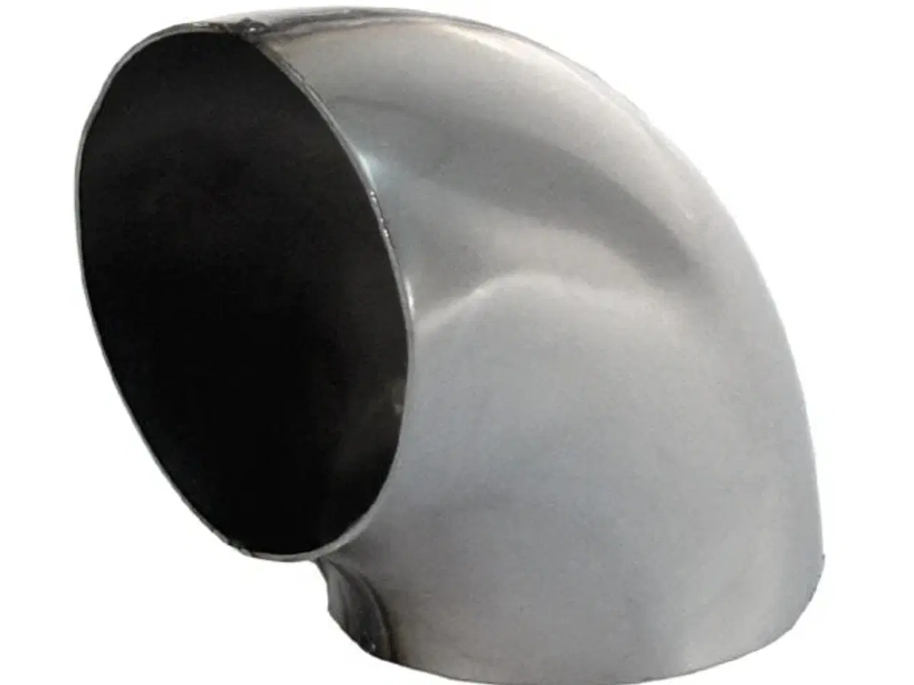 Billede 1 - Rustfri svejsebøjning 3,5" 90 grader