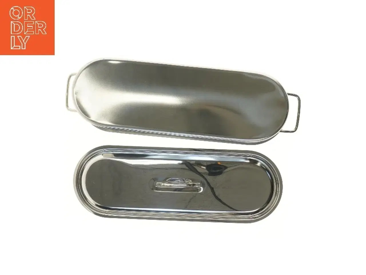 Billede 2 - Rustfri stål fiskegryde med låg (str. 44 cm)