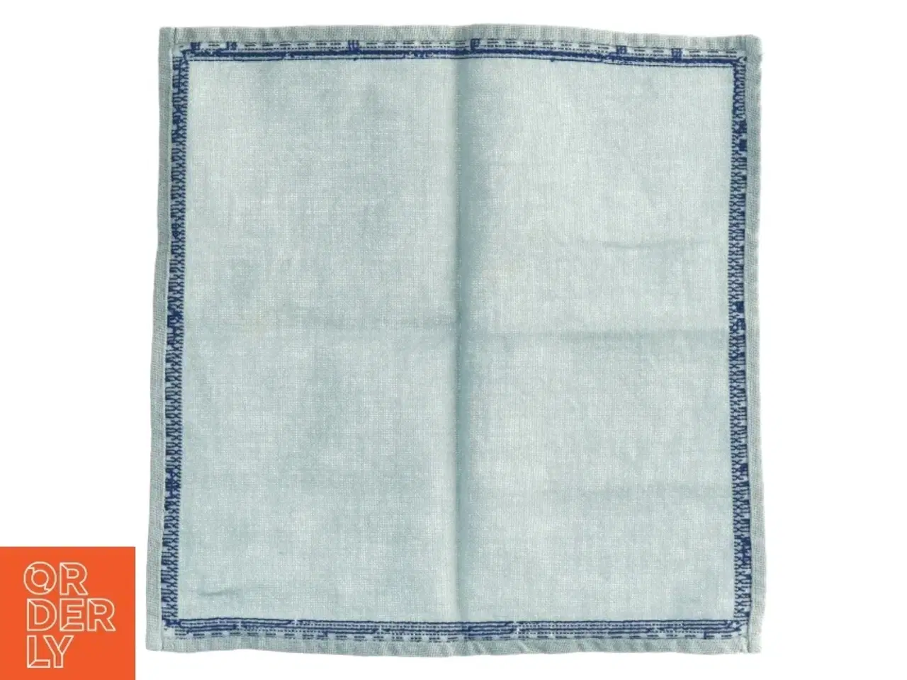 Billede 4 - Blåt bomuldsklæde (str. 31 x 31 cm)