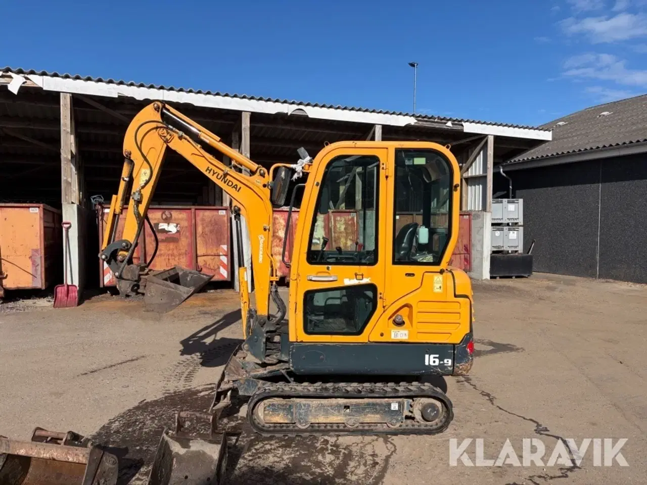 Billede 3 - Gravemaskine Hyundai 16.9 med skovlpakke