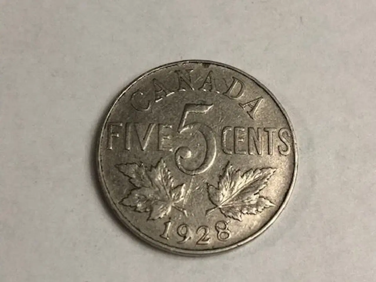 Billede 1 - Five cent Canada 1928