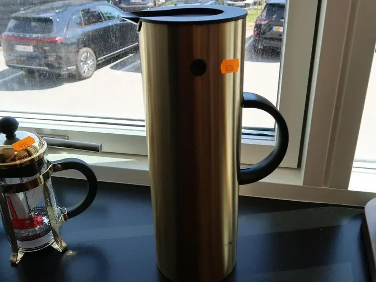Billede 2 - Termokande STELTON børstet messing 1 ltr EM77