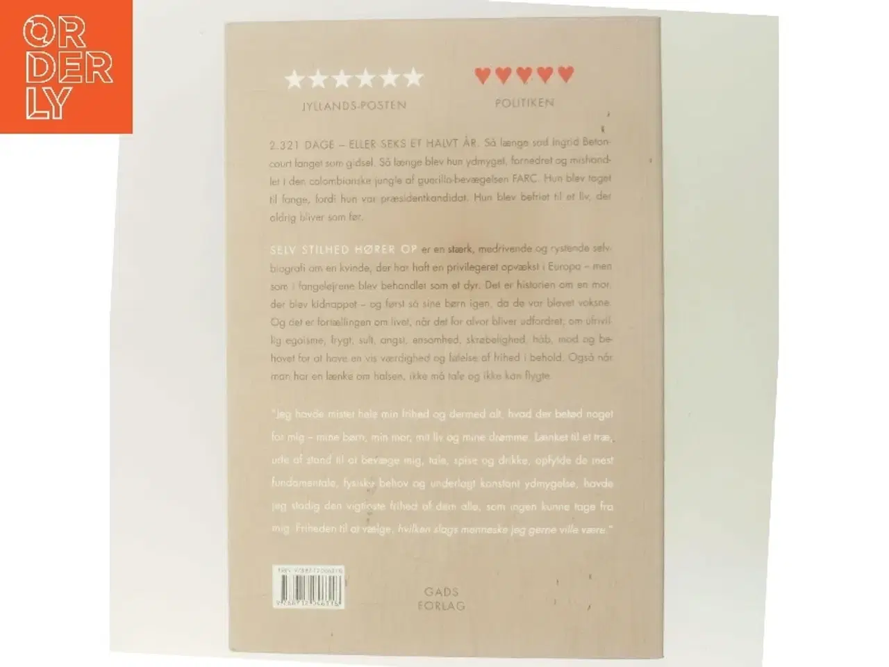 Billede 3 - Selv stilhed hører op af Ingrid Betancourt (Bog)