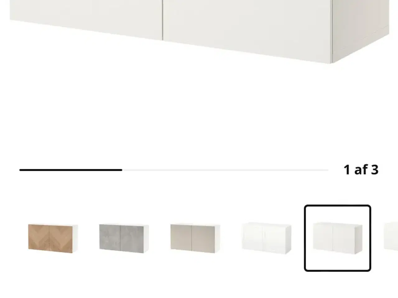 Billede 1 - Hvid kommode Bestå højglans fra IKEA