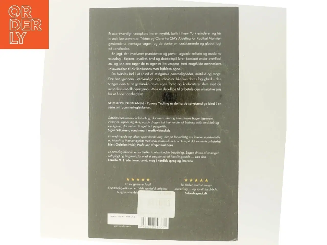 Billede 3 - Pavens yndling af Troels M. Palshof (Bog)