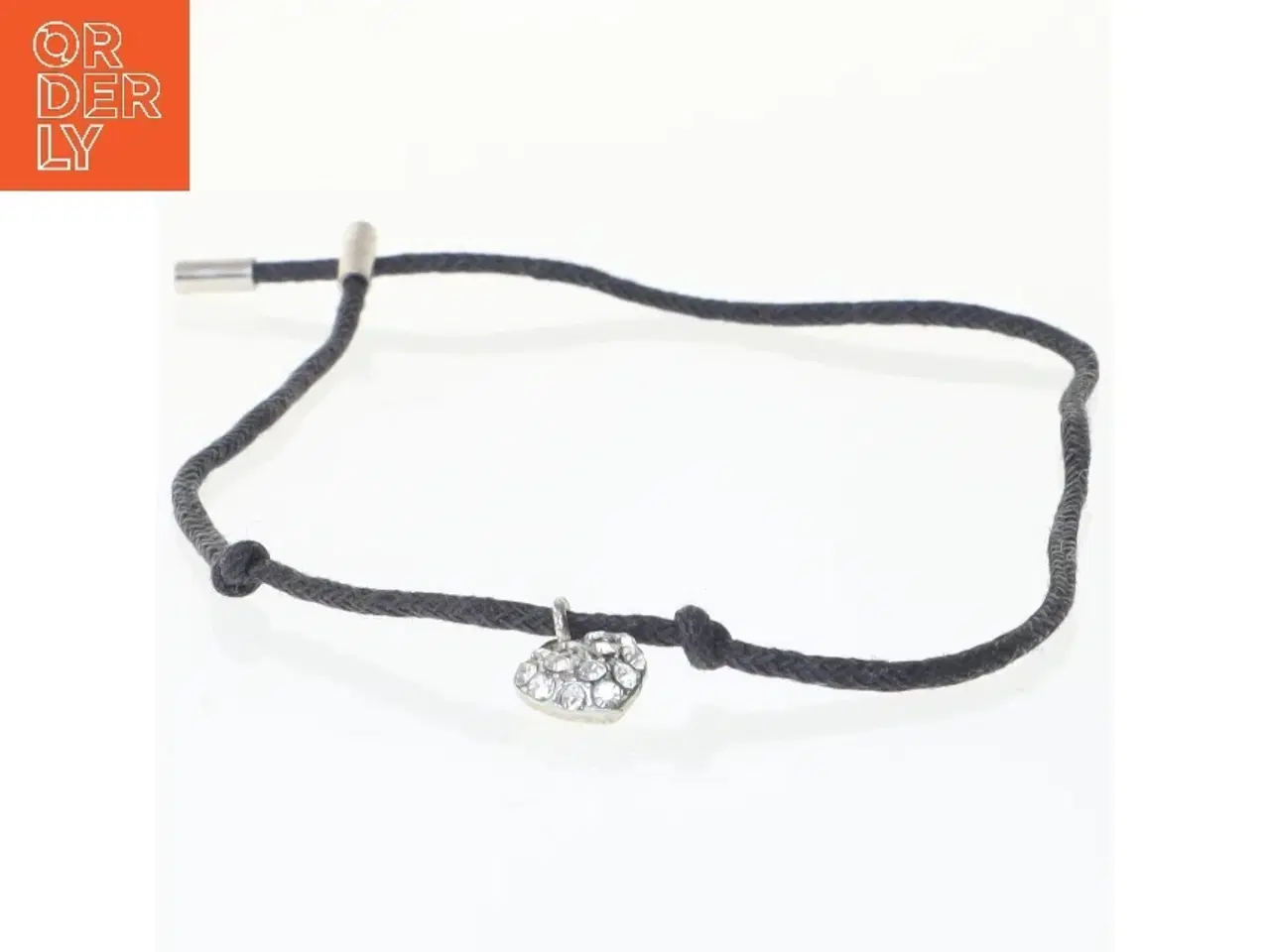 Billede 4 - Armbånd / ankelkæde med hjertevedhæng (str. 31 cm)