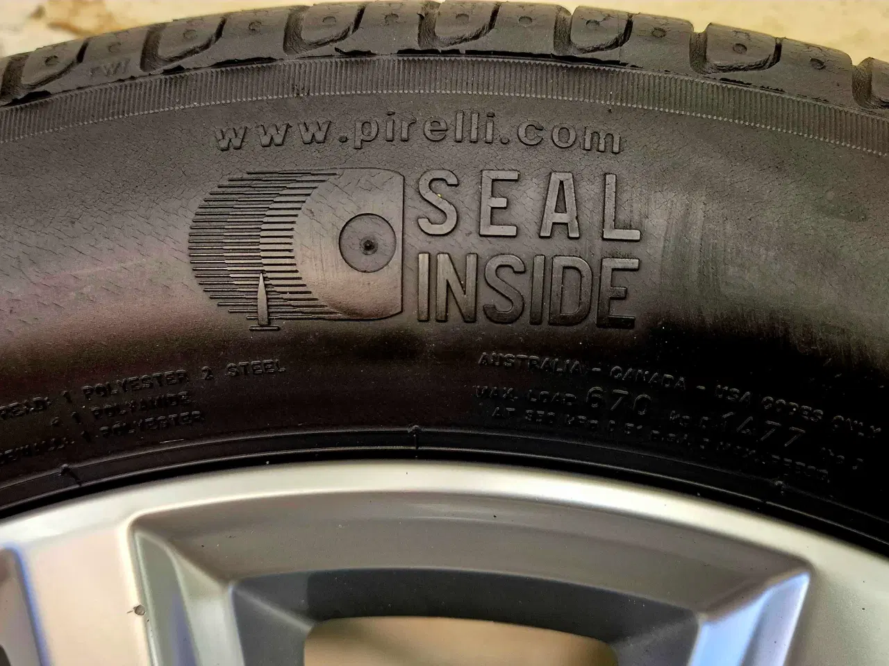 Billede 6 - VW "LONDON" MODEL ORIGINAL ALUFÆLGE MED SOMMERDÆK