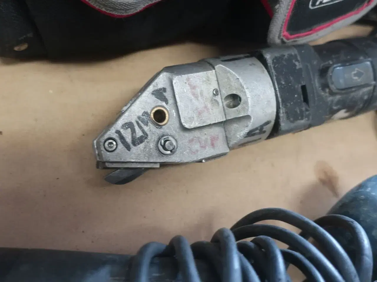 Billede 3 - Pladeklipper, vinkelsliber, stiksav, kabeltrommel og taske