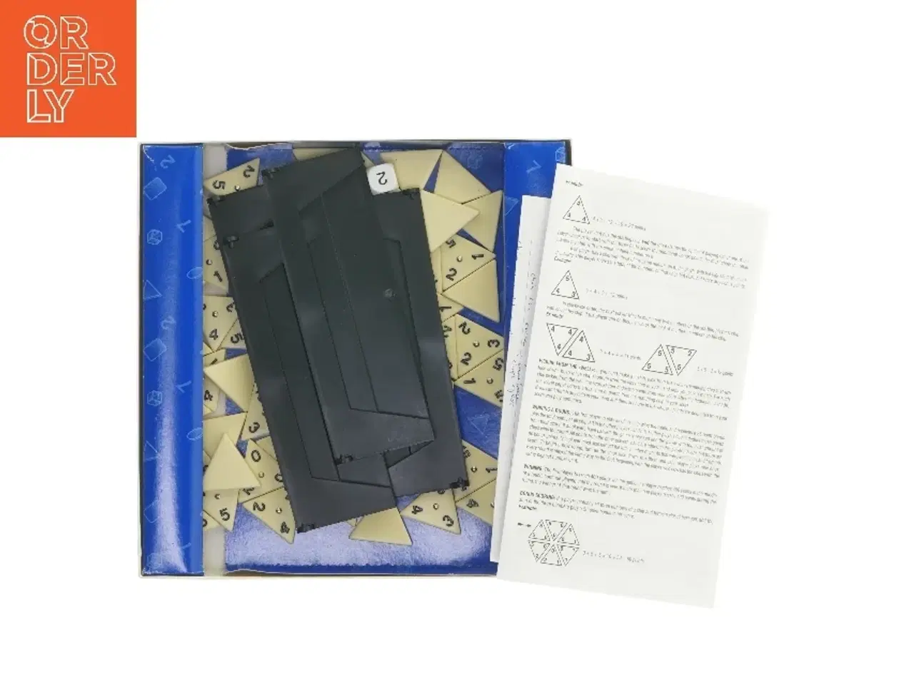 Billede 2 - Triangular Domino brætspil fra Cayro (str. 26x26 cm)