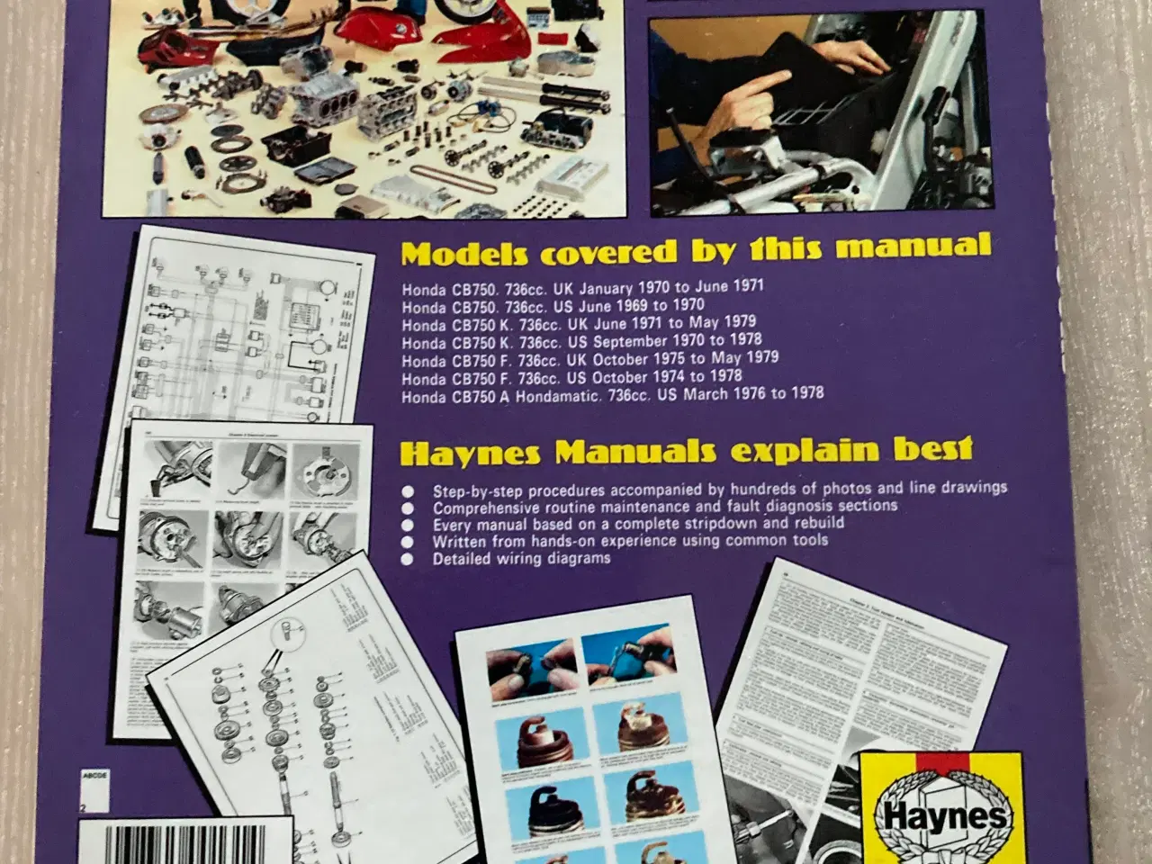 Billede 2 - Haynes Honda CB750 sohc Fours