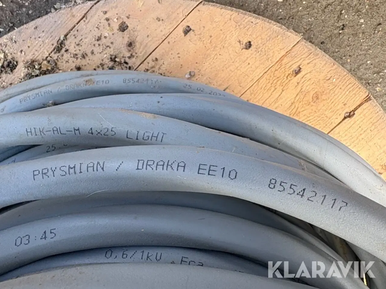 Billede 5 - Kabeltrommel med kabel Draka 2 styk.